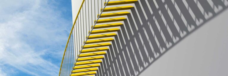 Architectural aluminum railing and louvre system fabricated from extruded profiles