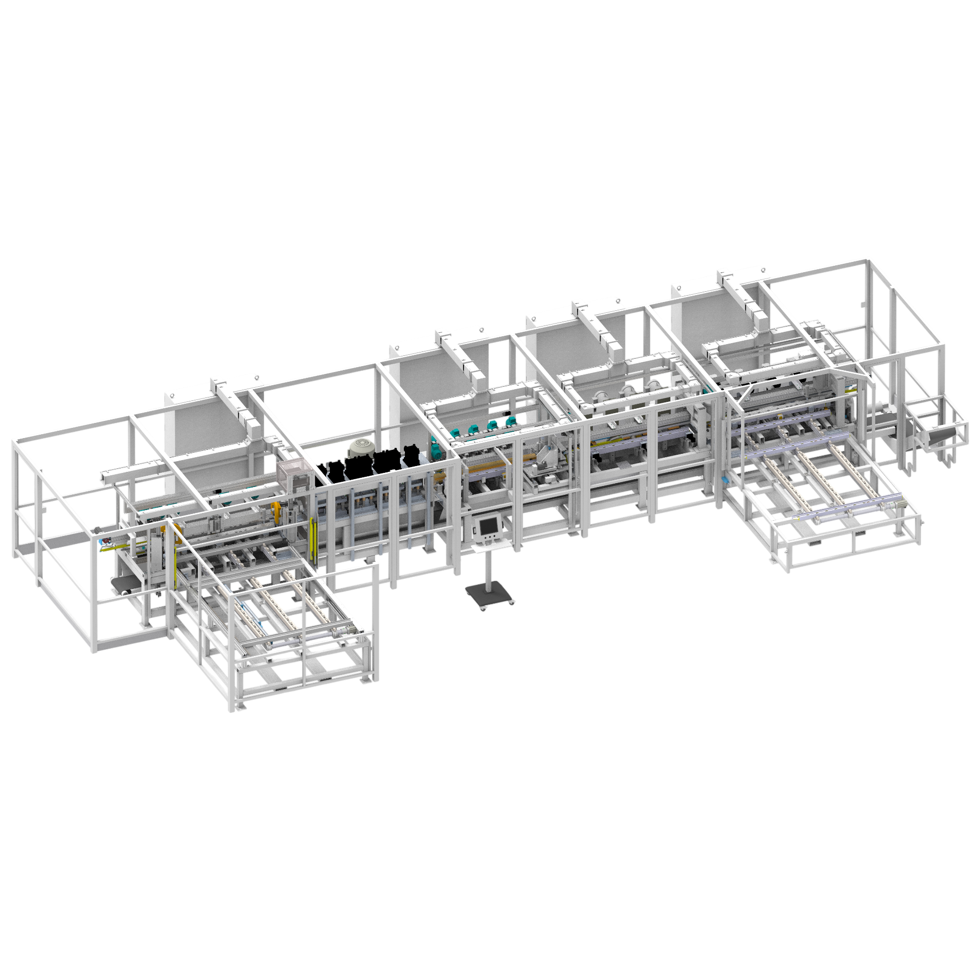 custom machine for making EV parts out of aluminum